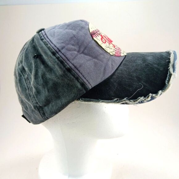 Southern Junkie Y'all Distressed Baseball Cap/Hat Hook Loop Closure Unisex OS... - Picture 5 of 9